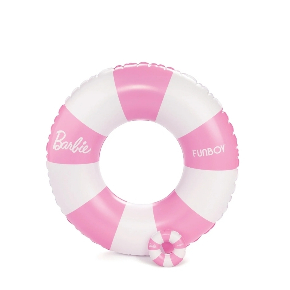 New Barbie Tube Float + Matching Doll Tube Bundle 8+ Pink White 34" 150lbs